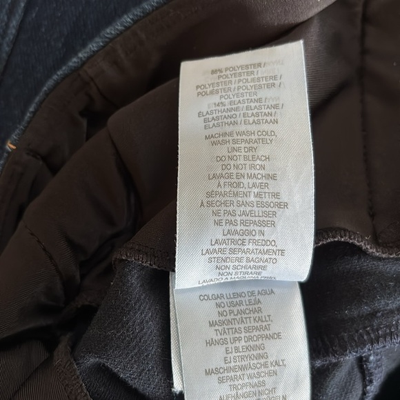 Lysse Denim Trouser (33” inseam) Pants Women’s Blue Stretch Flare Size Large - Picture 9 of 12